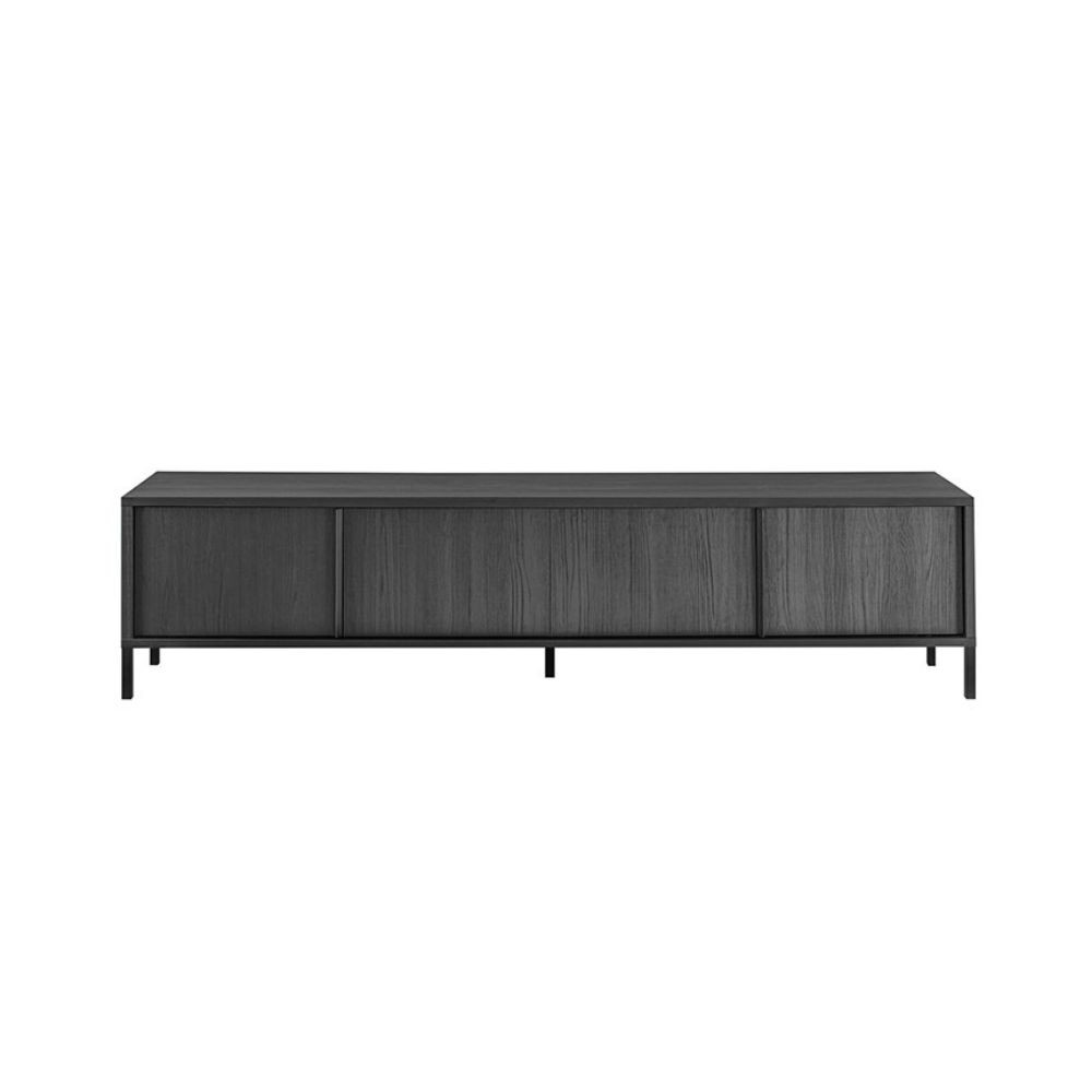 Porta TV 206x40x51 cm nero frassinato