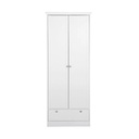 Armadio scarpiera bianco 80x39x200