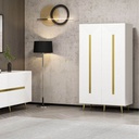 Armadio multiuso bianco 90x47x164