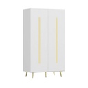 Armadio multiuso bianco 90x47x164