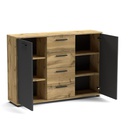 Credenza rovere wotan 120,2x85,3x32,5