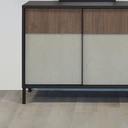 Madia 150x40x86 cm in lava e argilla