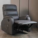 Poltrona relax grigio 72x87x100 cm