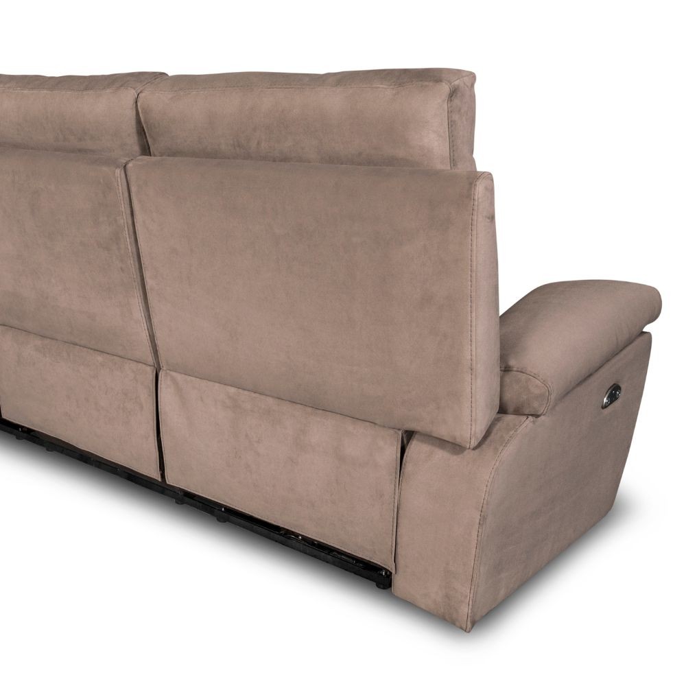 Divano 2 posti 235x93x105 cm tortora