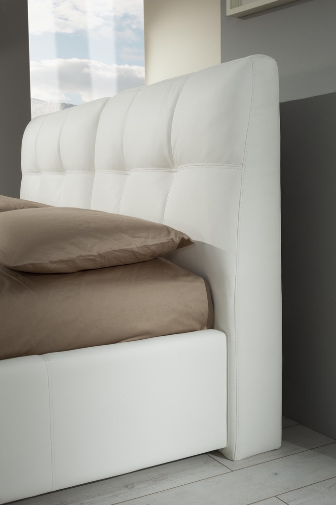 Letto matrimoniale grigio 160x190 cm