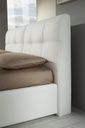 Letto matrimoniale grigio 160x190 cm
