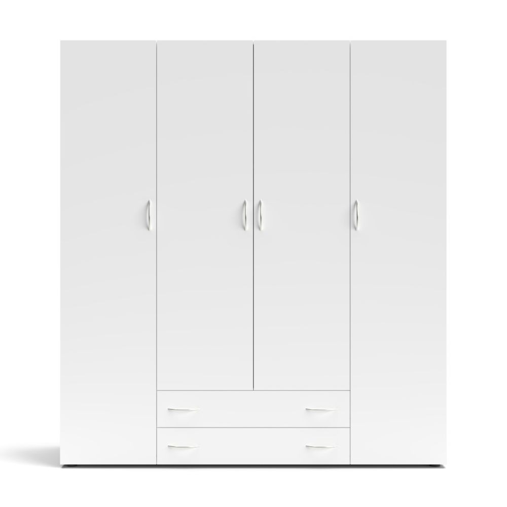 Armadio bianco 160x51,6x177 cm