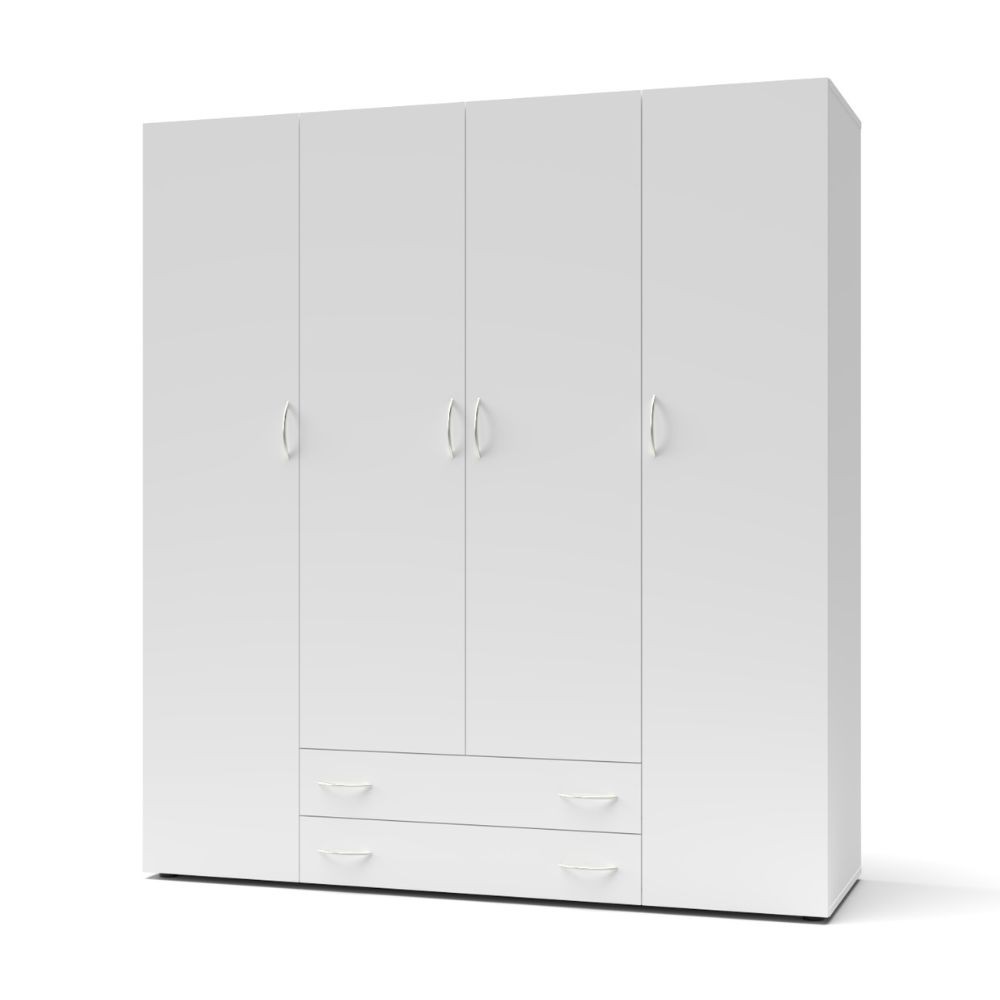 Armadio bianco 160x51,6x177 cm