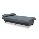 Divano letto contenitore 190x88x82 cm grigio
