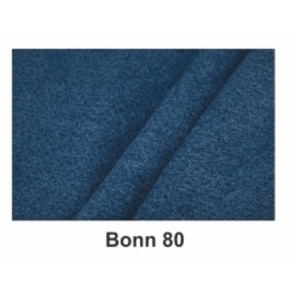 Divano letto blu 297x206x77 cm