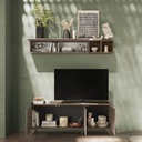 Porta tv bronzo 72x181x42 cm