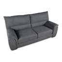 Divano 3 posti antracite 198x90x100 cm
