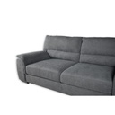 Divano 3 posti antracite 198x90x100 cm