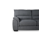 Divano 3 posti antracite 198x90x100 cm