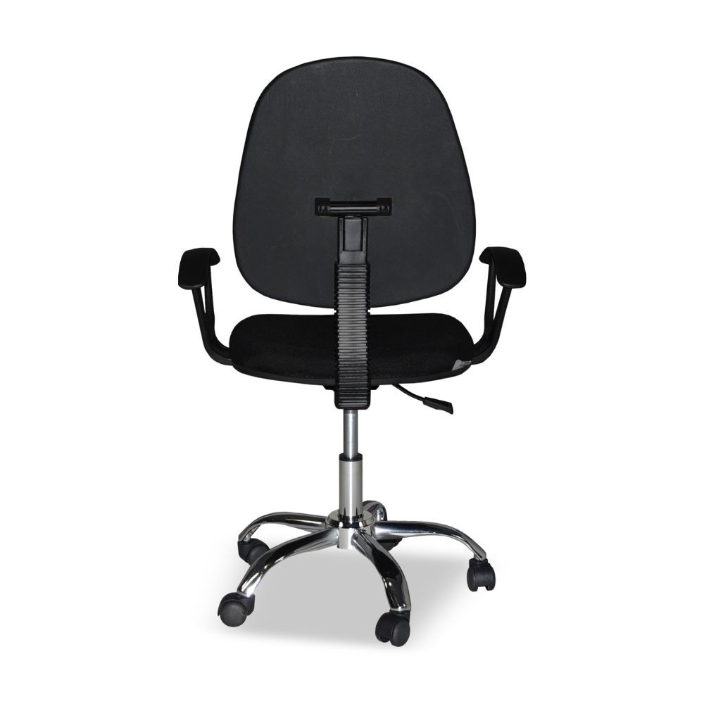Poltrona ufficio nera 62x44x94 cm