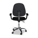 Poltrona ufficio nera 62x44x94 cm