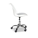 Poltrona ufficio bianca 76x48x42 cm