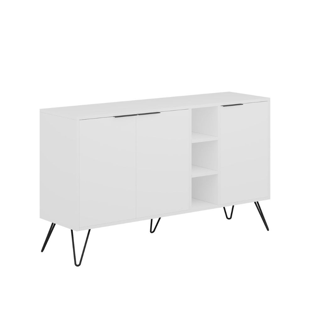 Madia bianca 142x35,5x83h