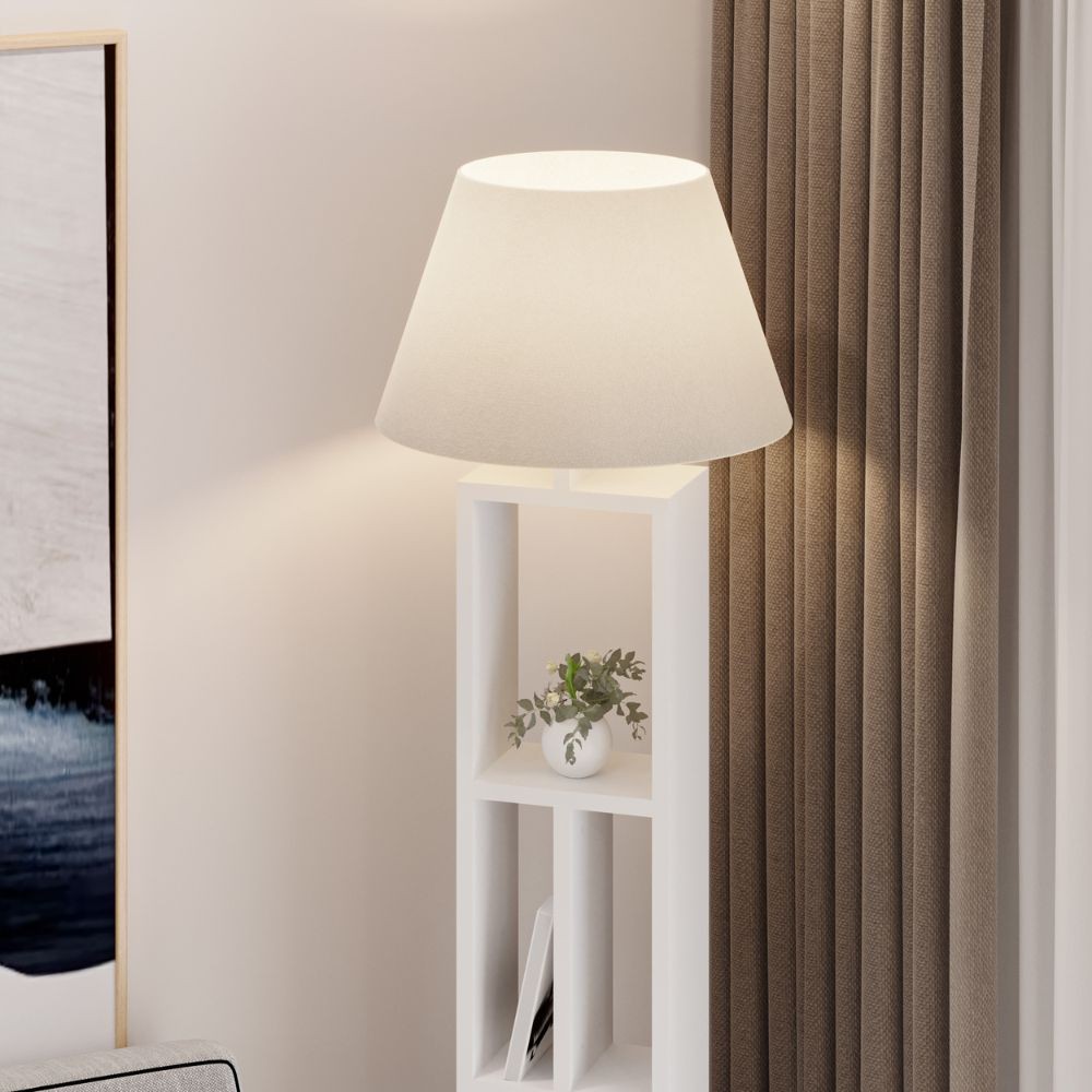 Lampada da terra 45x45x163,5 cm beige