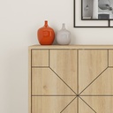Madia rovere 123x35x77,4 cm