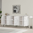Madia bianca 183 x 35 x 77.4 cm