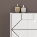 Madia bianca 183 x 35 x 77.4 cm