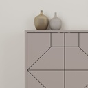 Madia 6 183 x 35 x 77,4 cm light mocha