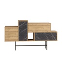 Madia effetto marmo 160x35,5x90 cm