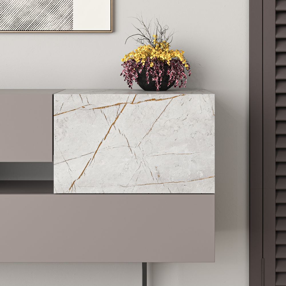 Madia light mocha 145x40x82 cm