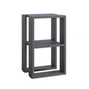 Tavolino comodino antracite 55x30x34