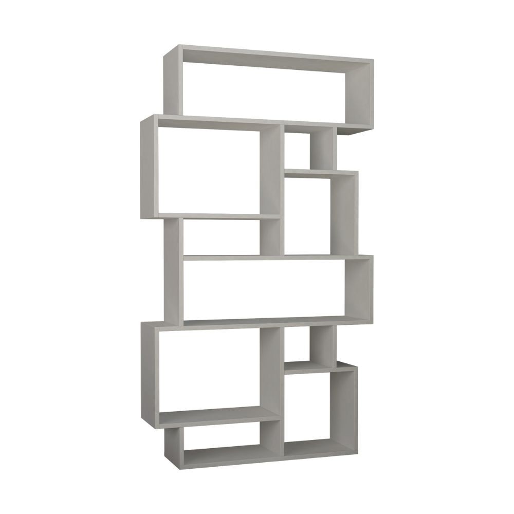 Libreria bifacciale bianca 96x25,5x168,5 cm