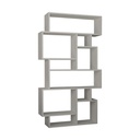 Libreria bifacciale bianca 96x25,5x168,5 cm