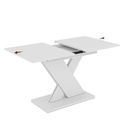 Tavolo allungabile bianco 120x75x76