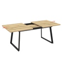 Tavolo allungabile rovere 170x90x75 cm