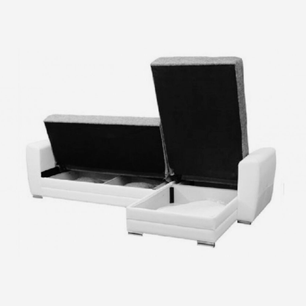 Divano letto grigio 113x225