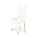 Sedia ecopelle panna 47x47x101 cm