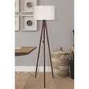Lampada da terra 36x136 cm noce crema