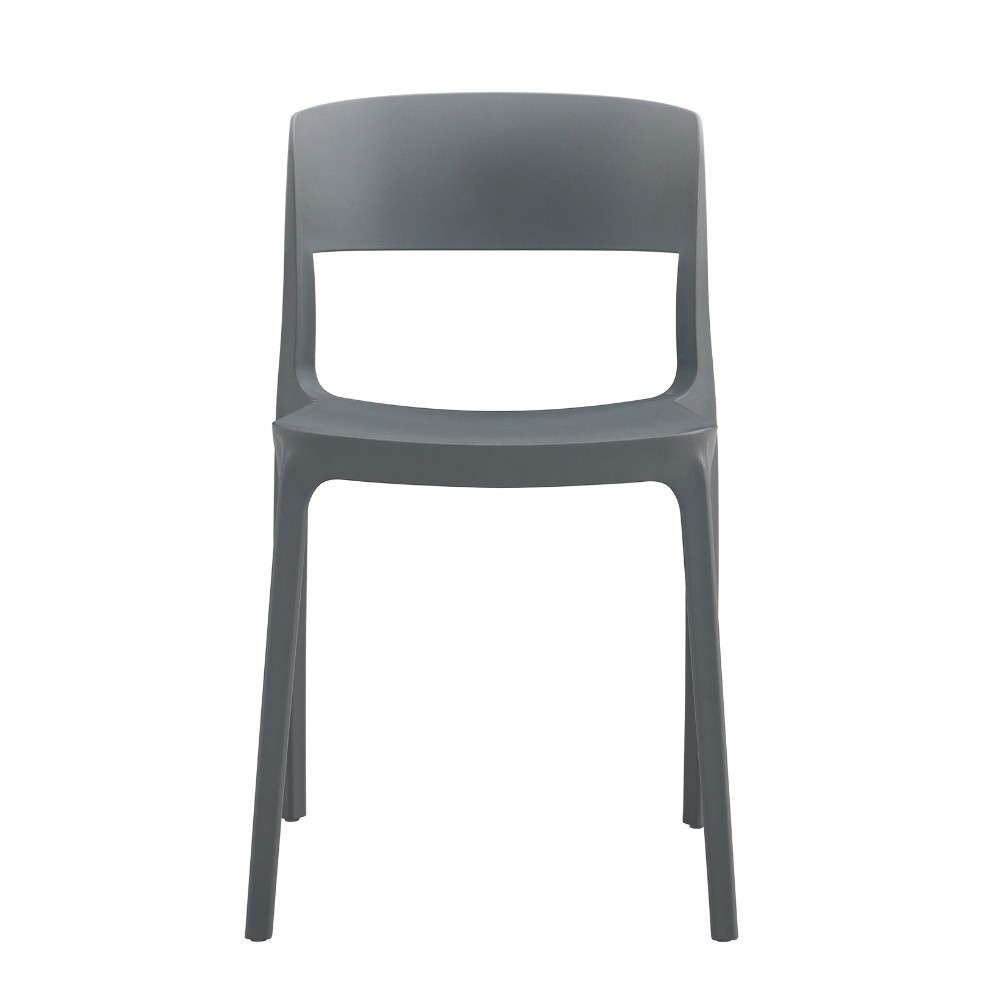 Sedia grigio scuro 46x51x74 cm