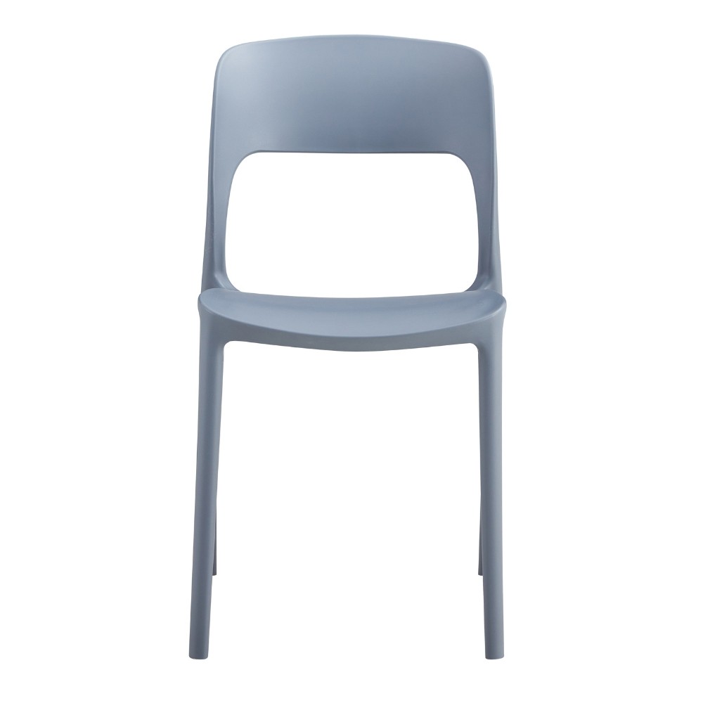 Sedia polipropilene 41x56,5x82,5 cm grigio scuro