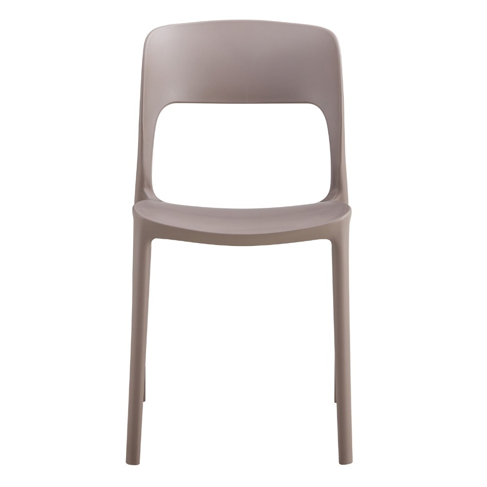 Sedia polipropilene 41x56,5x82,5 cm taupe
