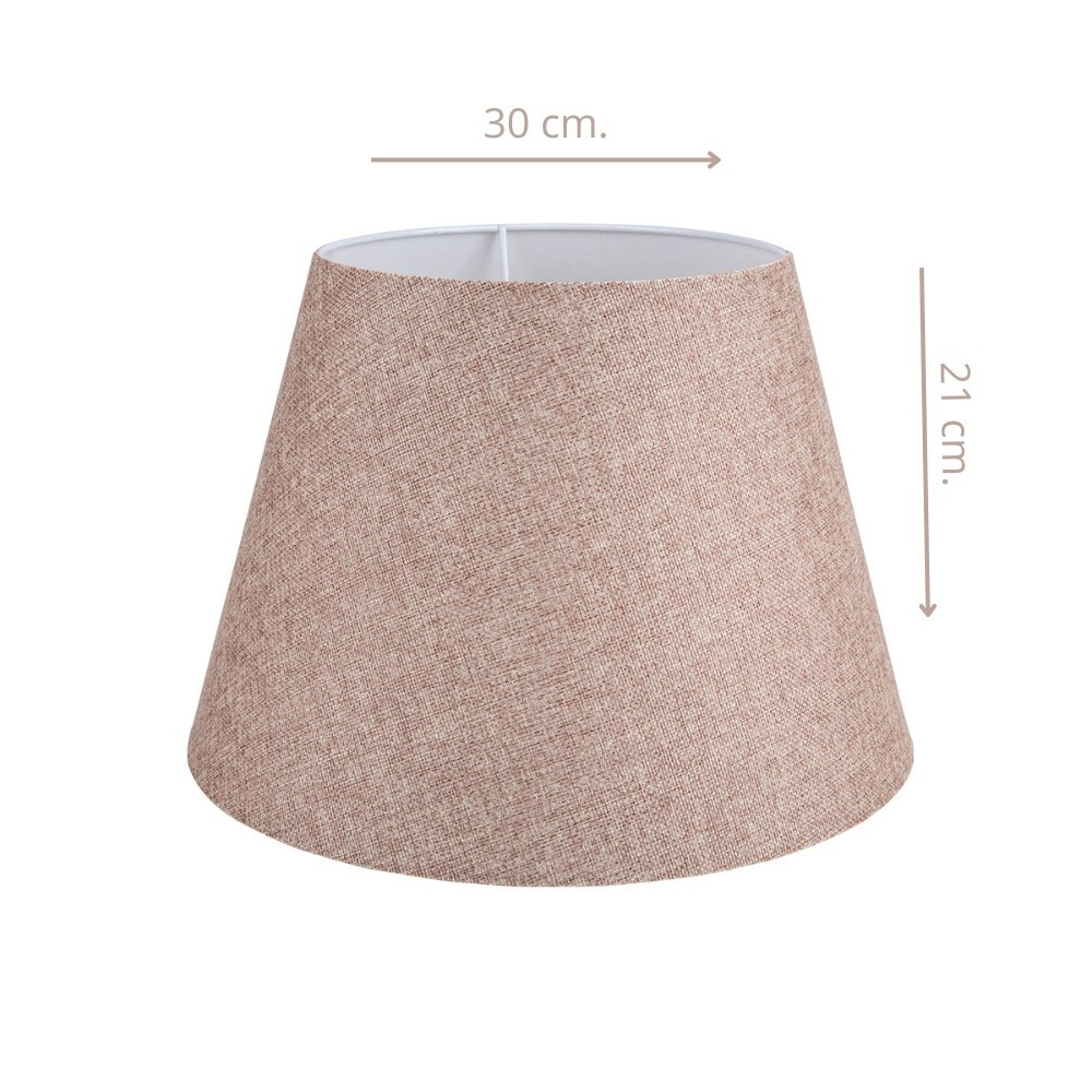 Lampada da tavolo beige 21x30 cm