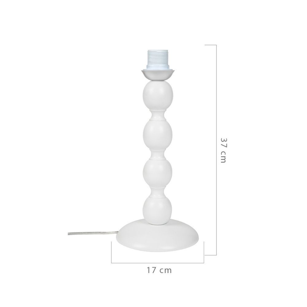 Lampada da tavolo beige 21x30 cm