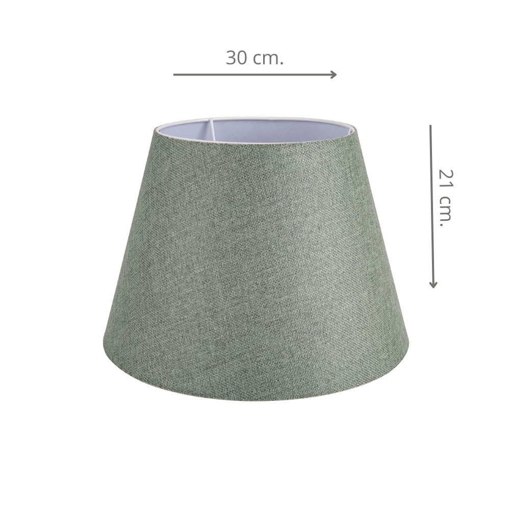 Lampada da tavolo verde 21x30 cm