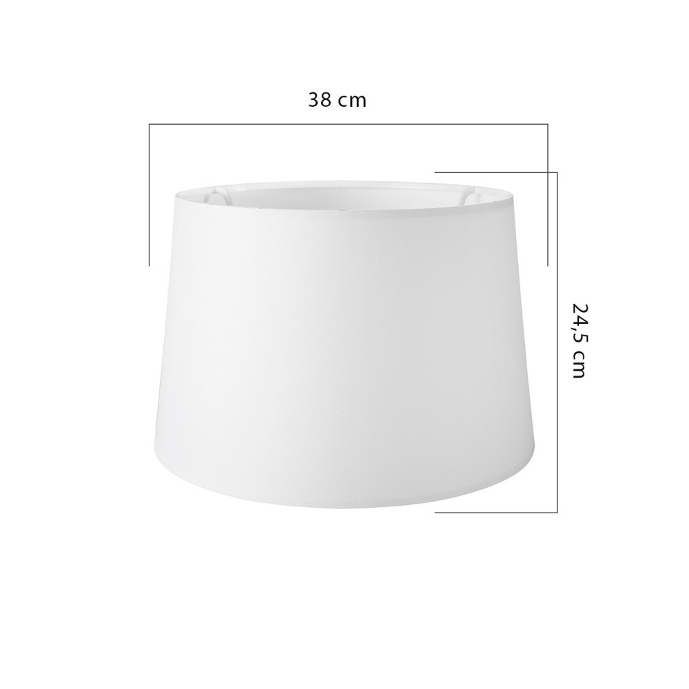Lampada da terra bianca e rosa 36x125 cm
