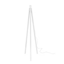 Lampada da terra bianca e rosa 36x125 cm