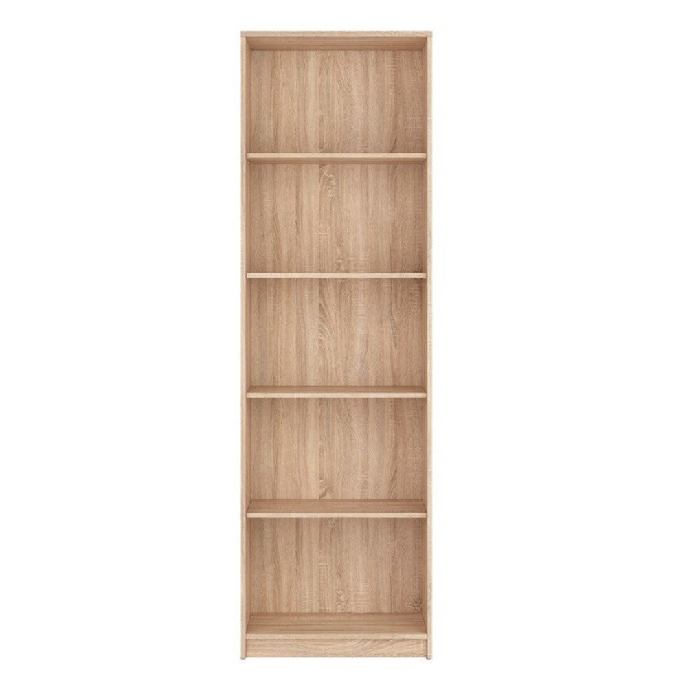 Libreria rovere 197x60x34 cm con 5 nicchie