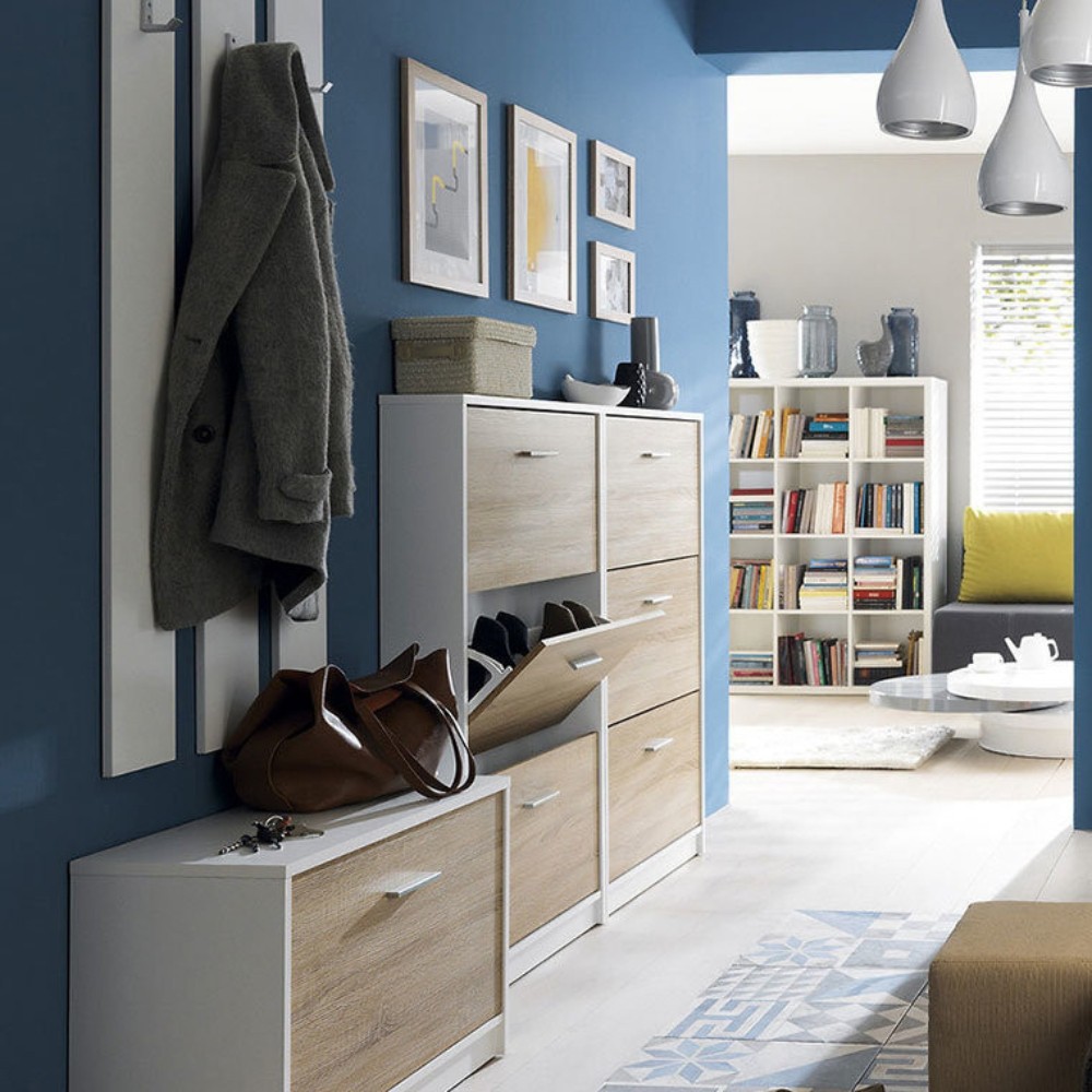 Scarpiera rovere 120x69.5x17.5 cm