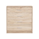 Cassettiera rovere 90x45x93.5 cm