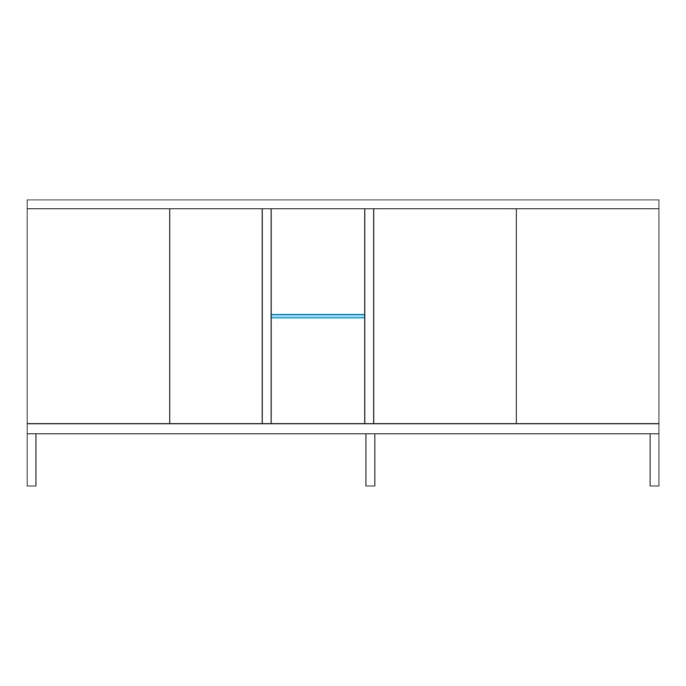 Madia 86x210x43