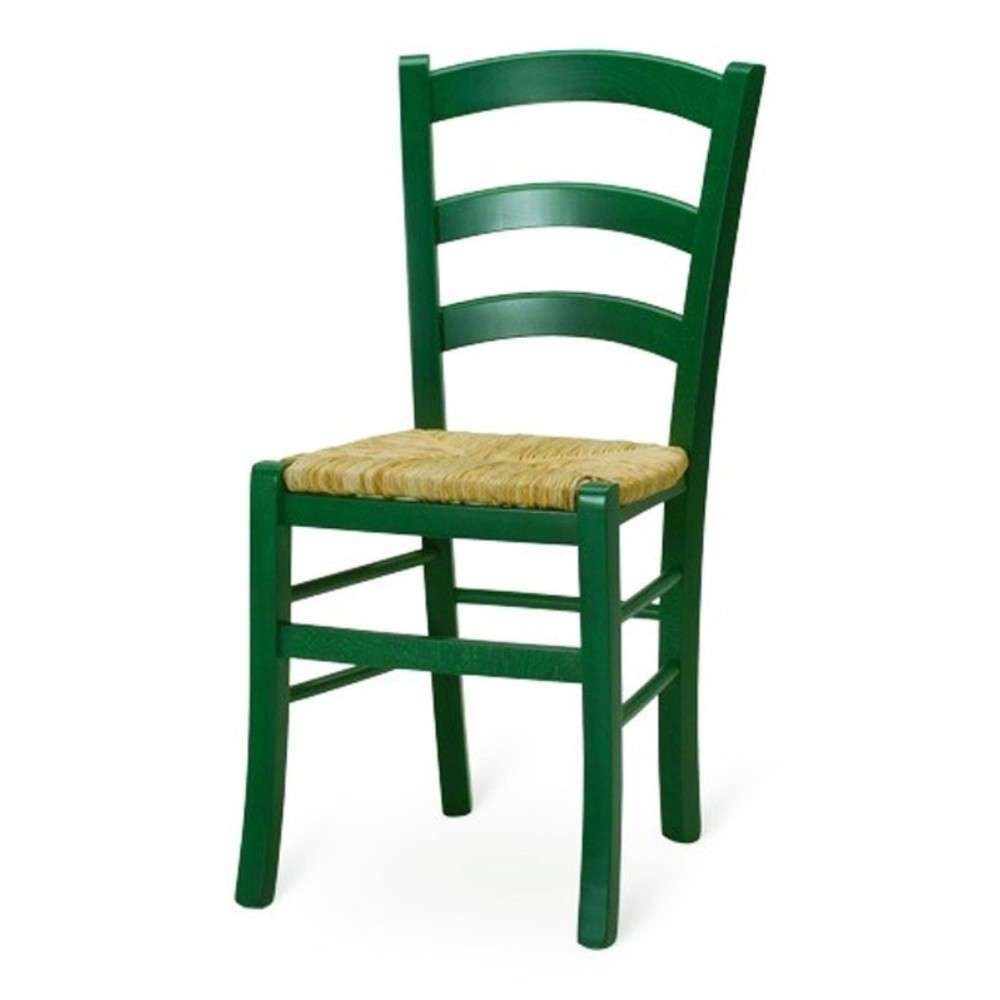 Sedia verde scuro in legno 41x42x88 cm